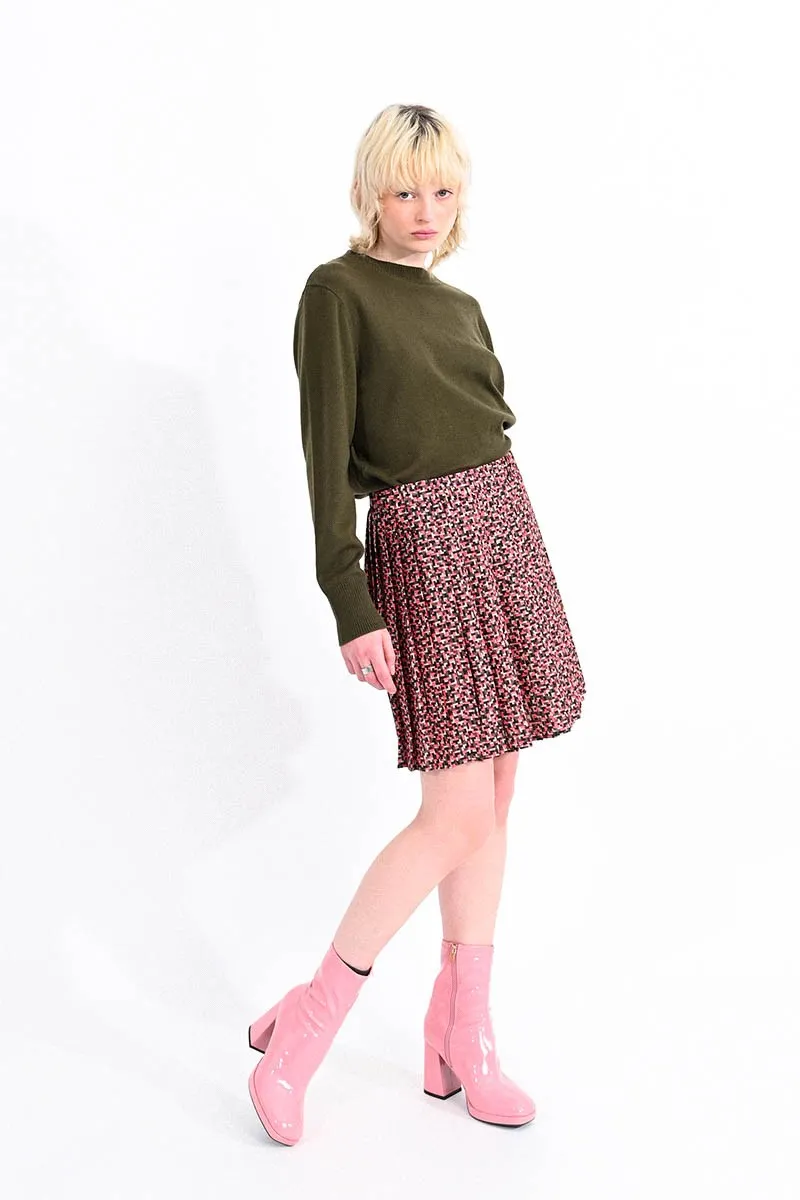 PLEATED SKIRT