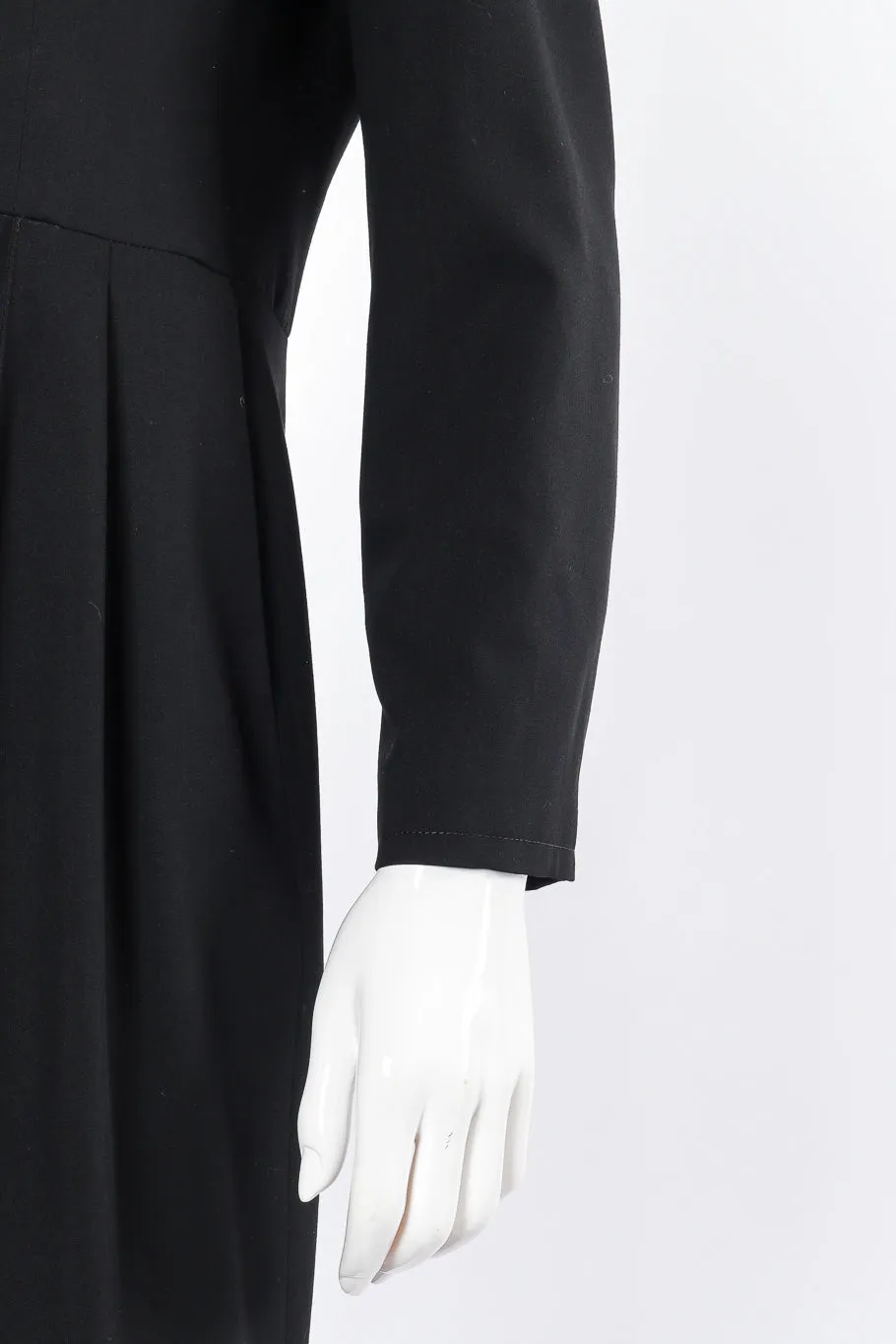 Pleated Wool Jumpsuit