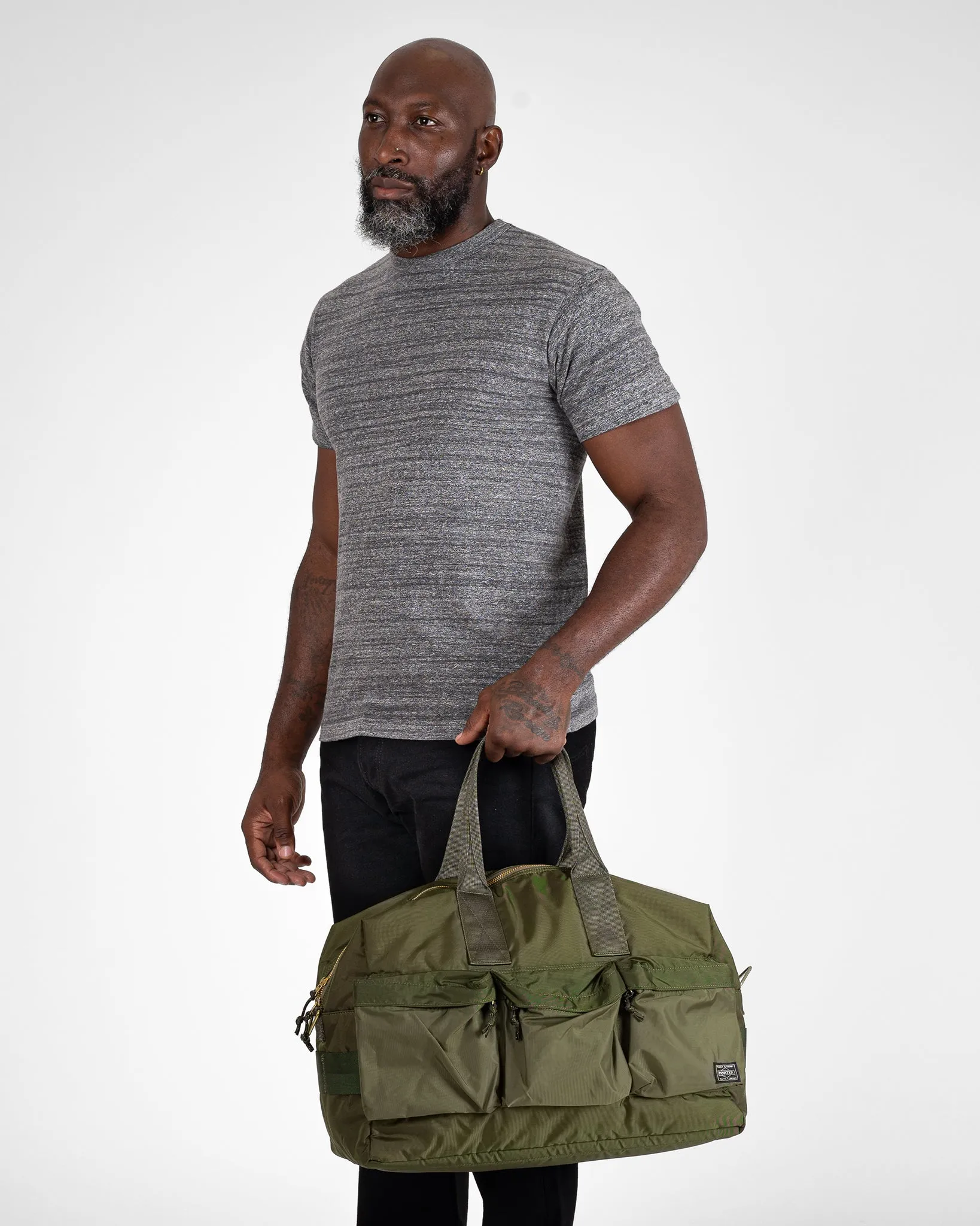 Porter - Yoshida & Co. - Force 2Way Duffle Bag - Olive