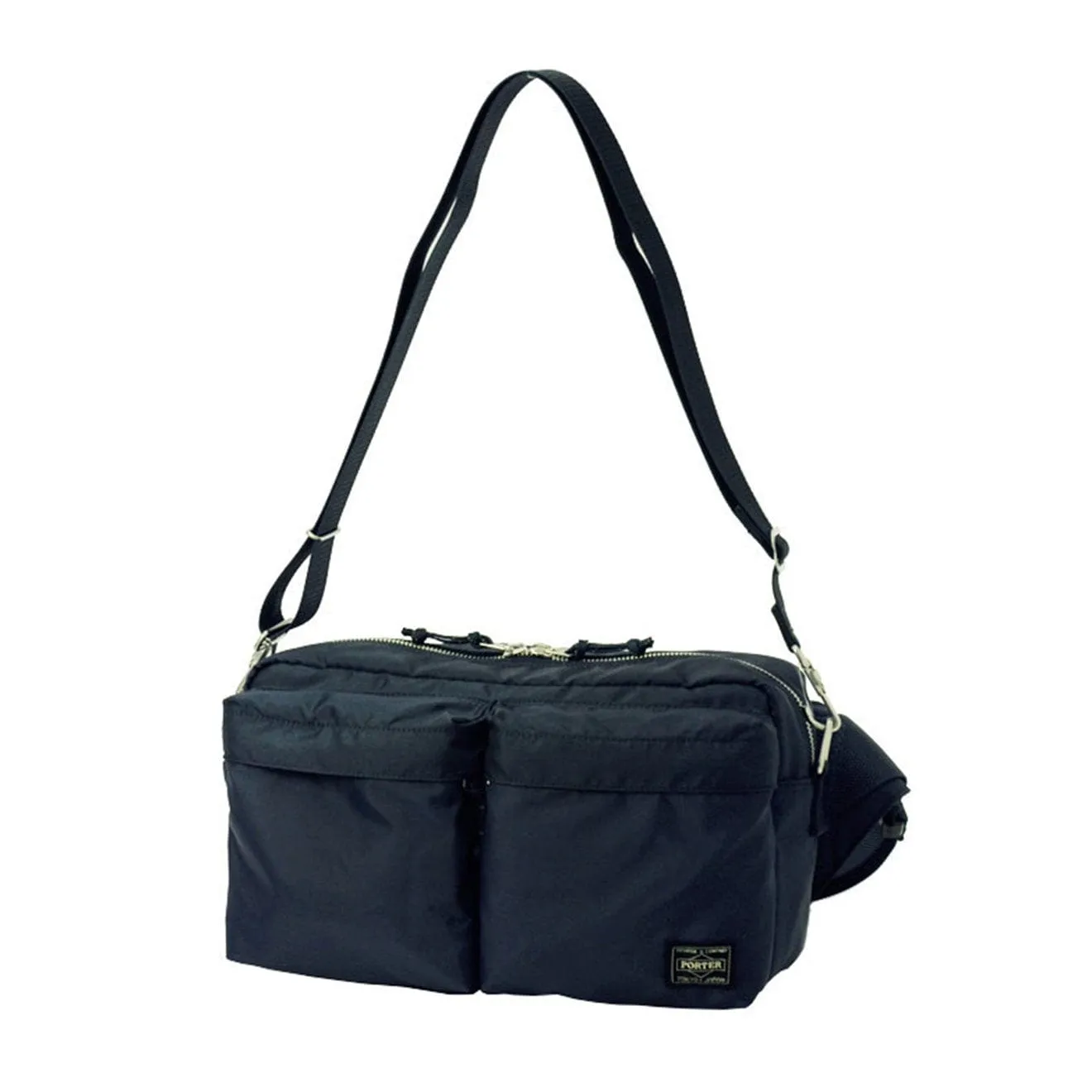Porter-Yoshida and Co Force 2-Way Waist Bag Navy