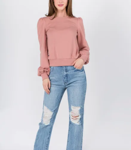 Puff Long Sleeve Sweatshirt