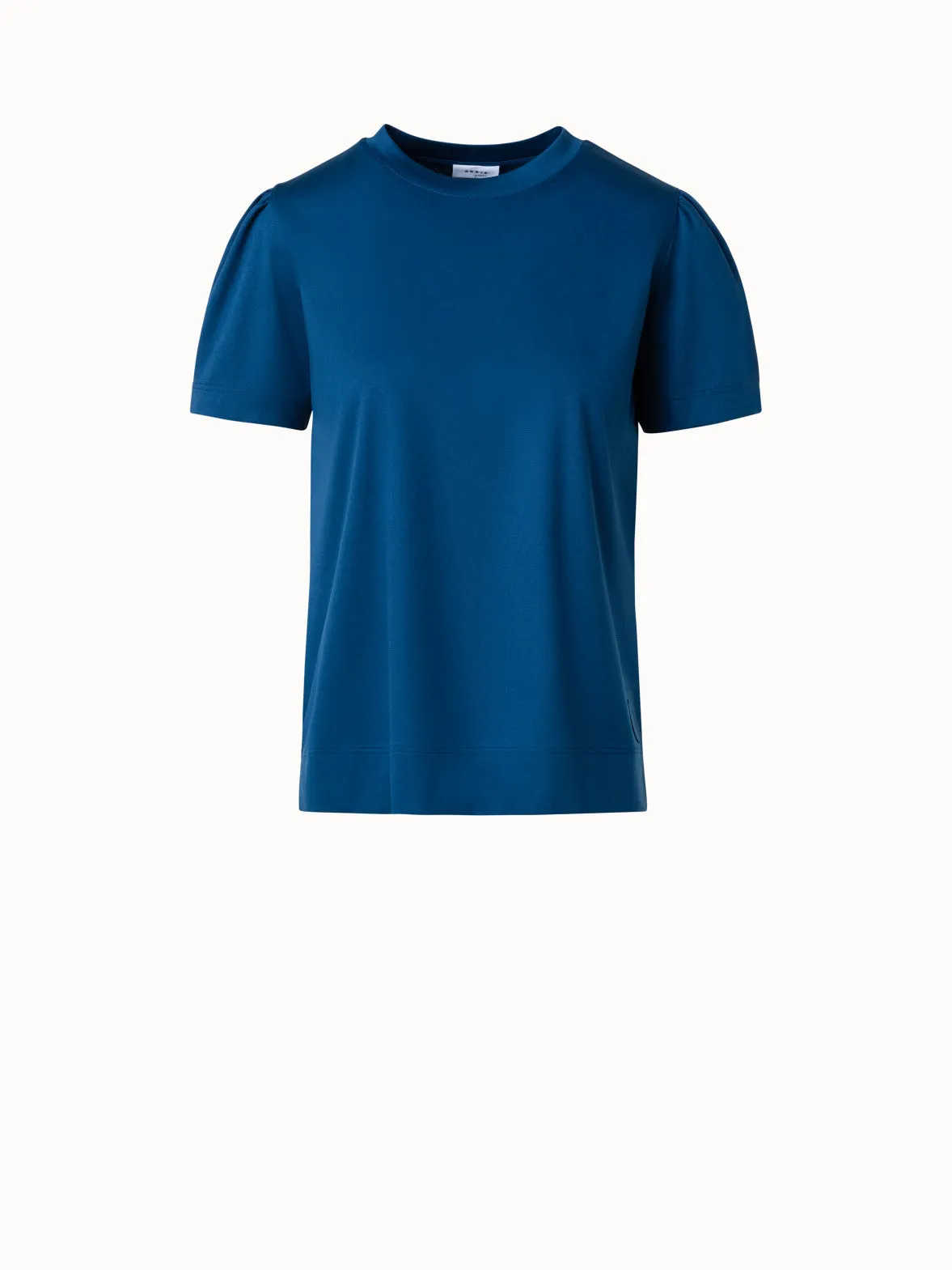 Puff Sleeves T-Shirt in Cotton Jersey
