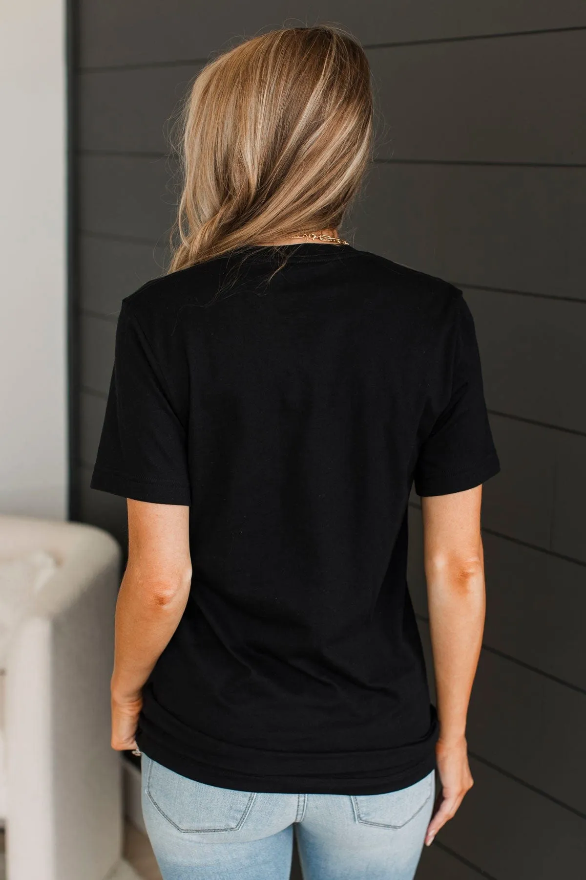 "Midwest" Puff Graphic Tee- Black