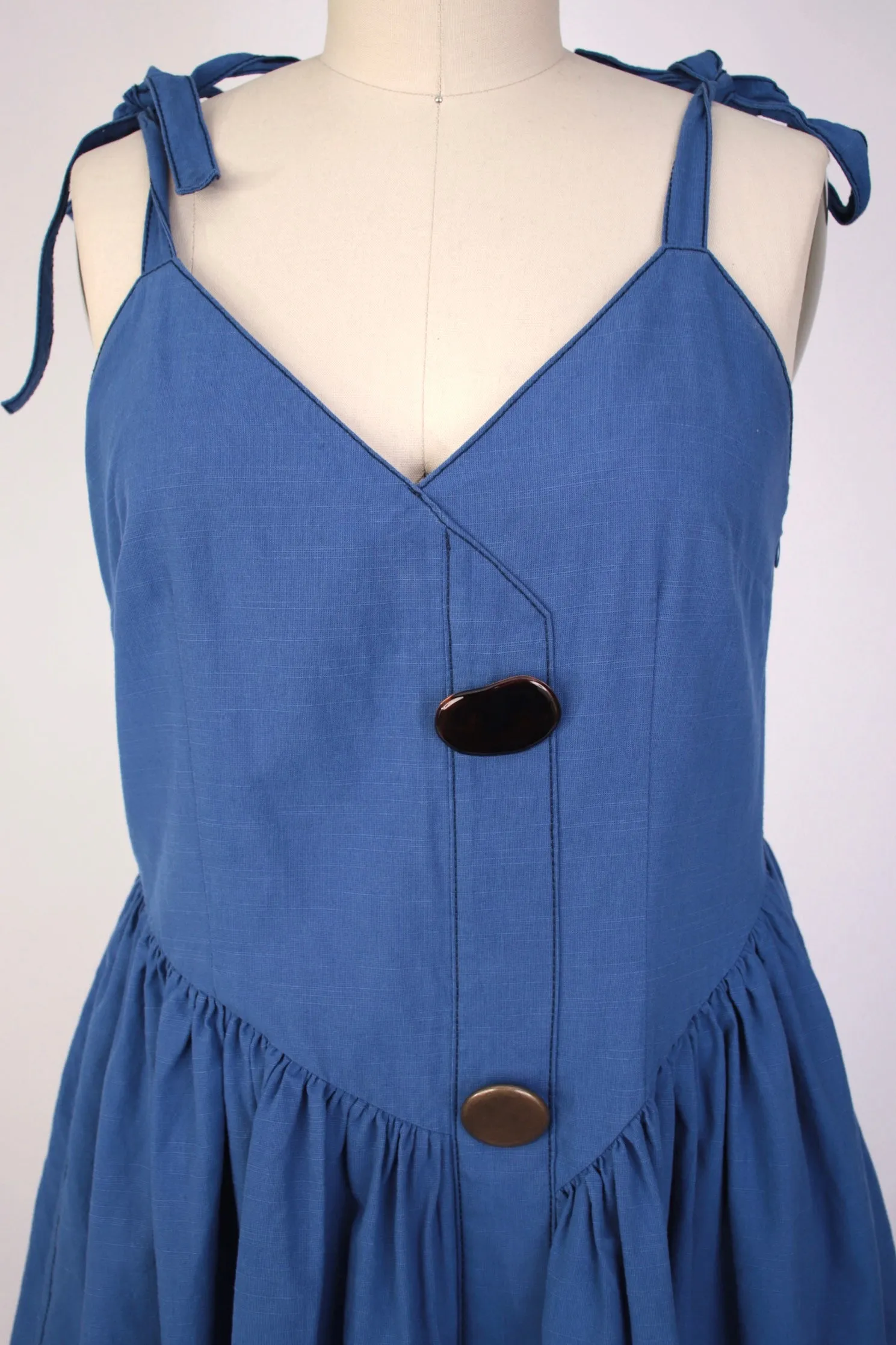 Rejina Pyo Pleated Oversize Button Dress