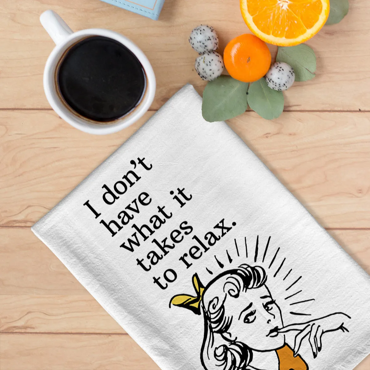 Retro Dark Humor Dish Towels - Set of 3
