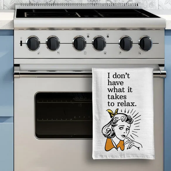 Retro Dark Humor Dish Towels - Set of 3