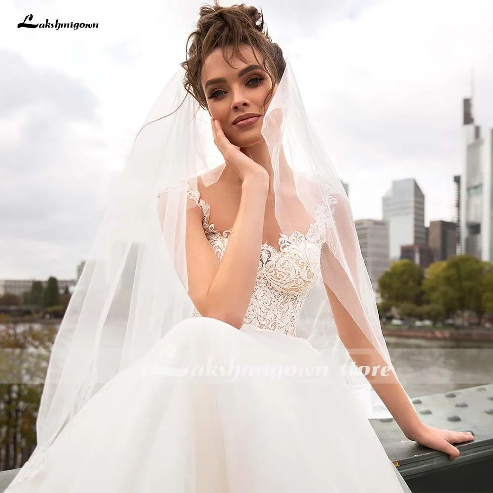Roycebridal Simple Strapless Sweetheart A-Line Wedding Dresses