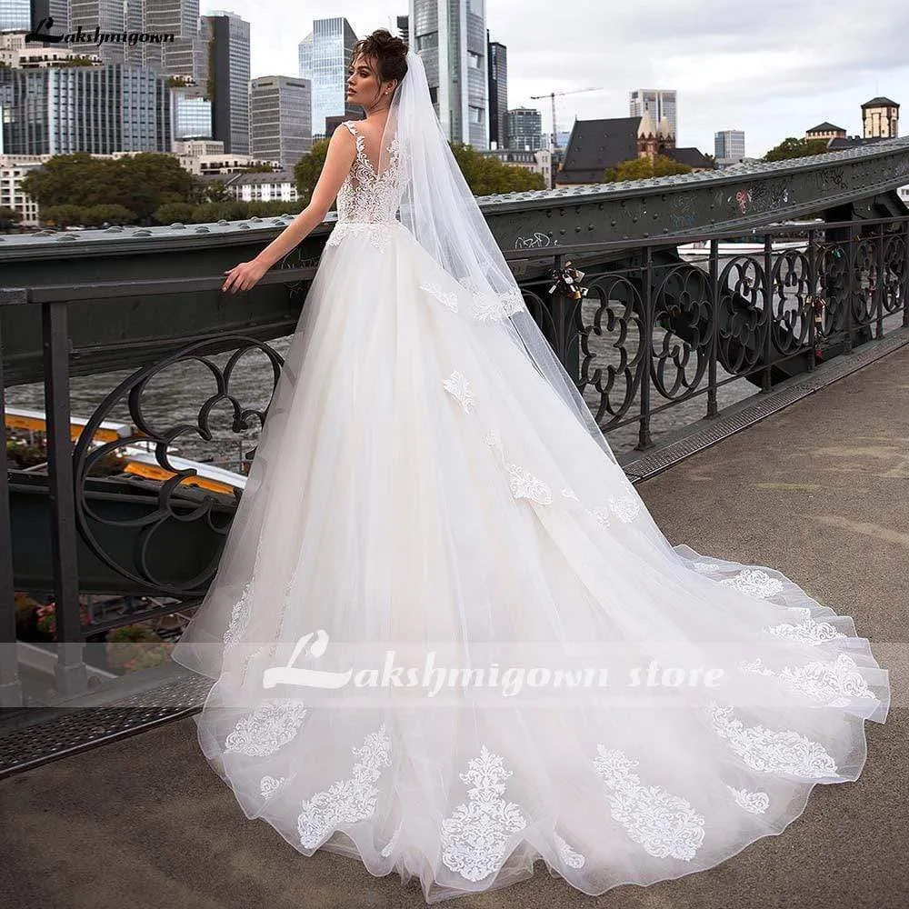 Roycebridal Simple Strapless Sweetheart A-Line Wedding Dresses