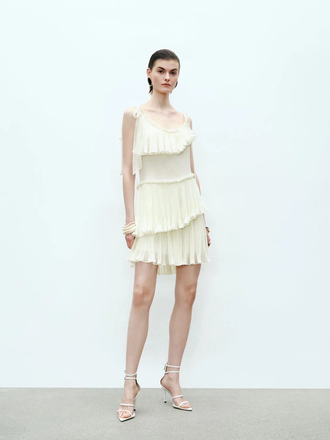 Ruffle Hem A-Line Dresses