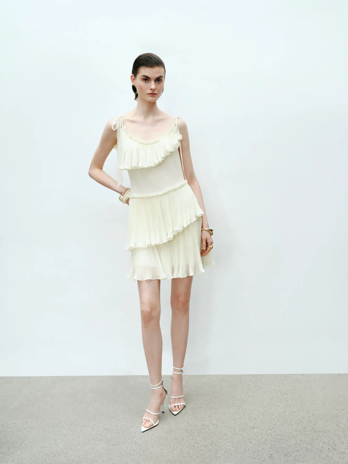 Ruffle Hem A-Line Dresses