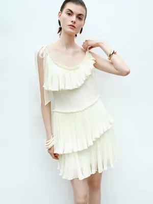 Ruffle Hem A-Line Dresses