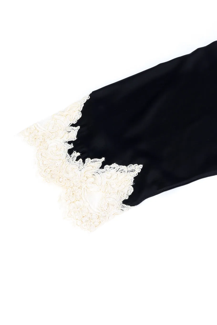 Satin and Lace Shift Dress