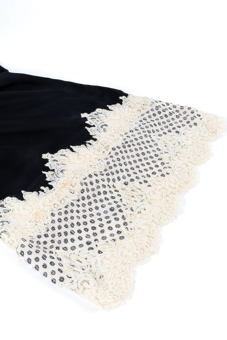 Satin and Lace Shift Dress