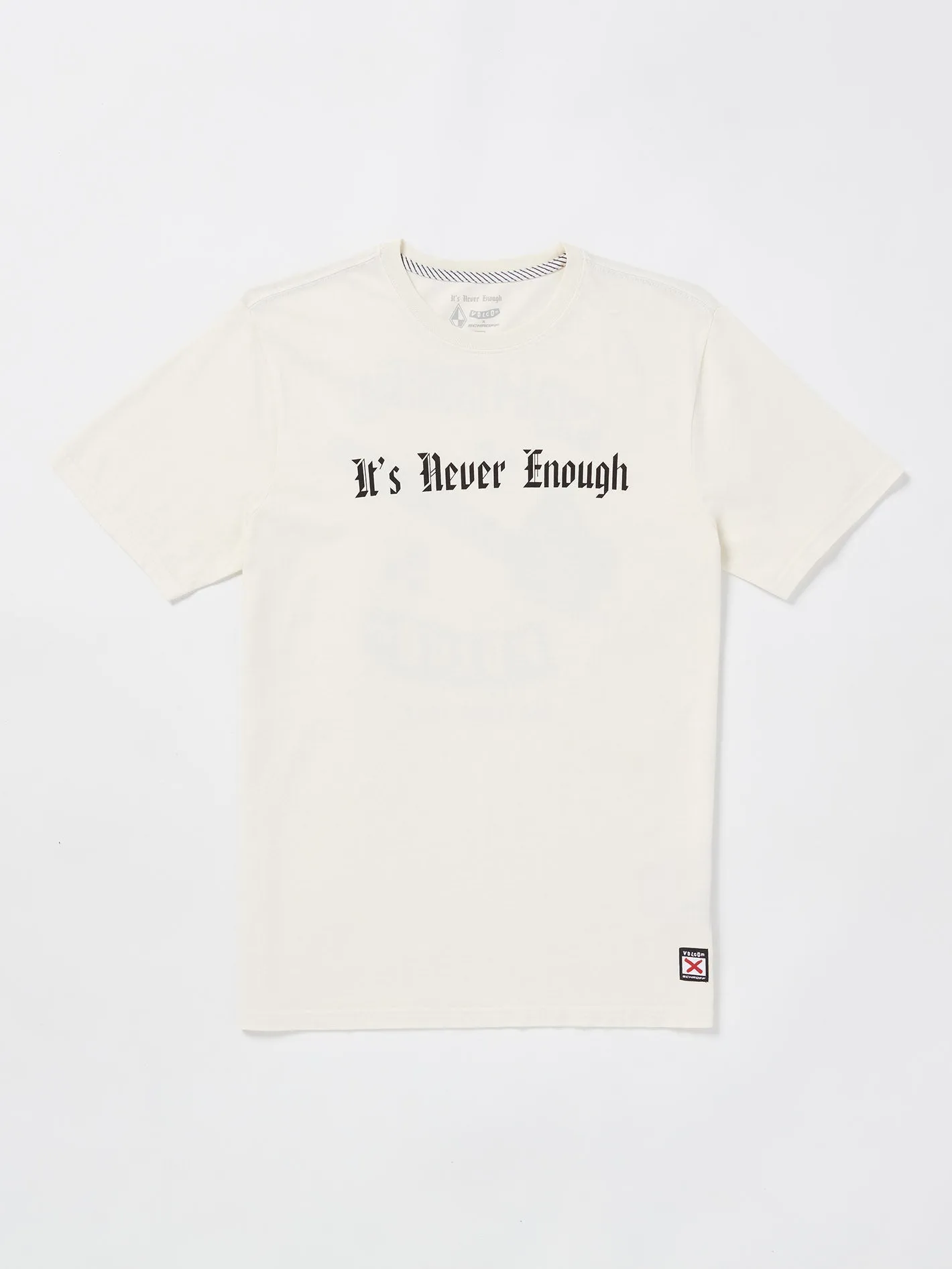 Schroff X Volcom Chainshaw T-Shirt - Off White