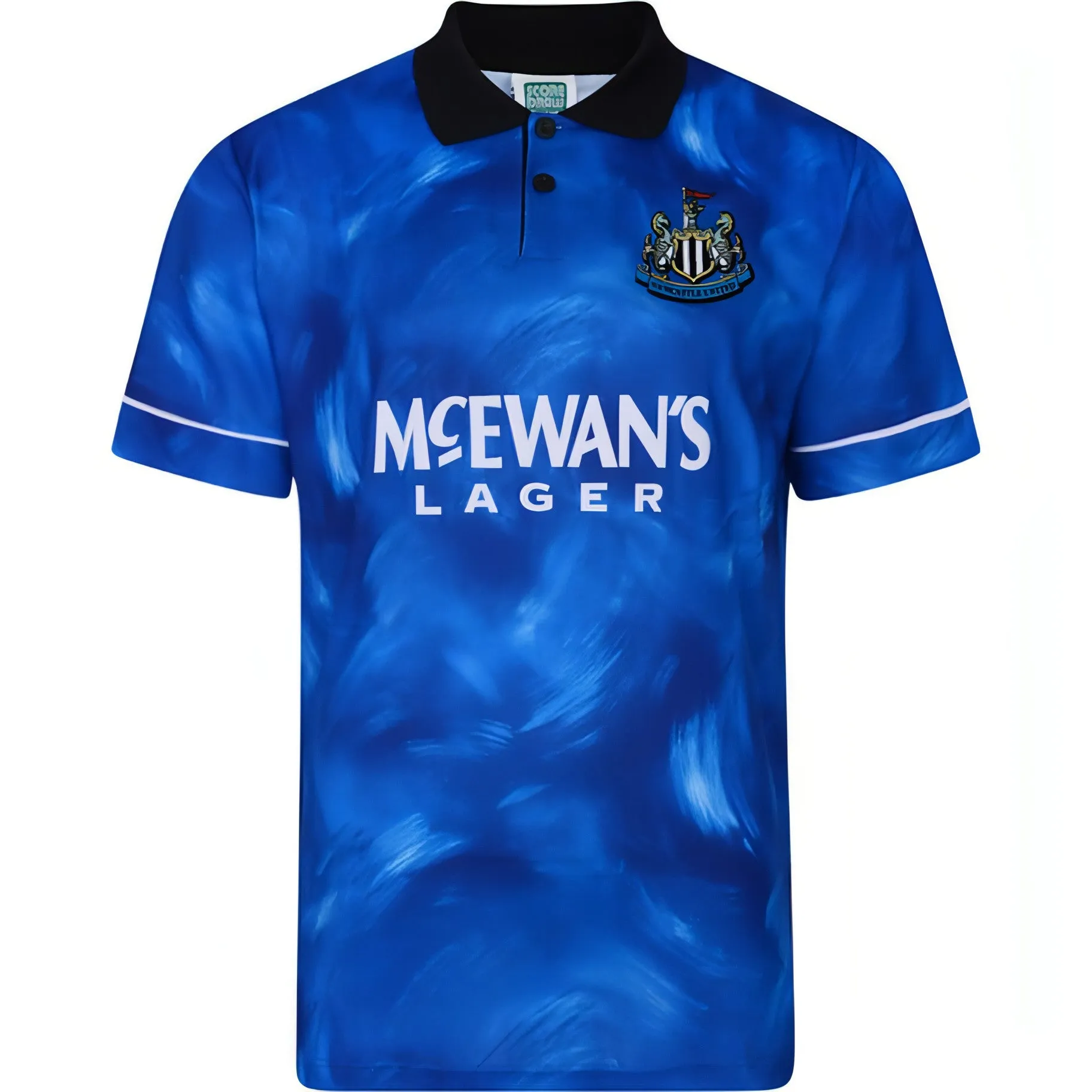 Score Draw Retro Newcastle United Third 1995 Mens Football Shirt