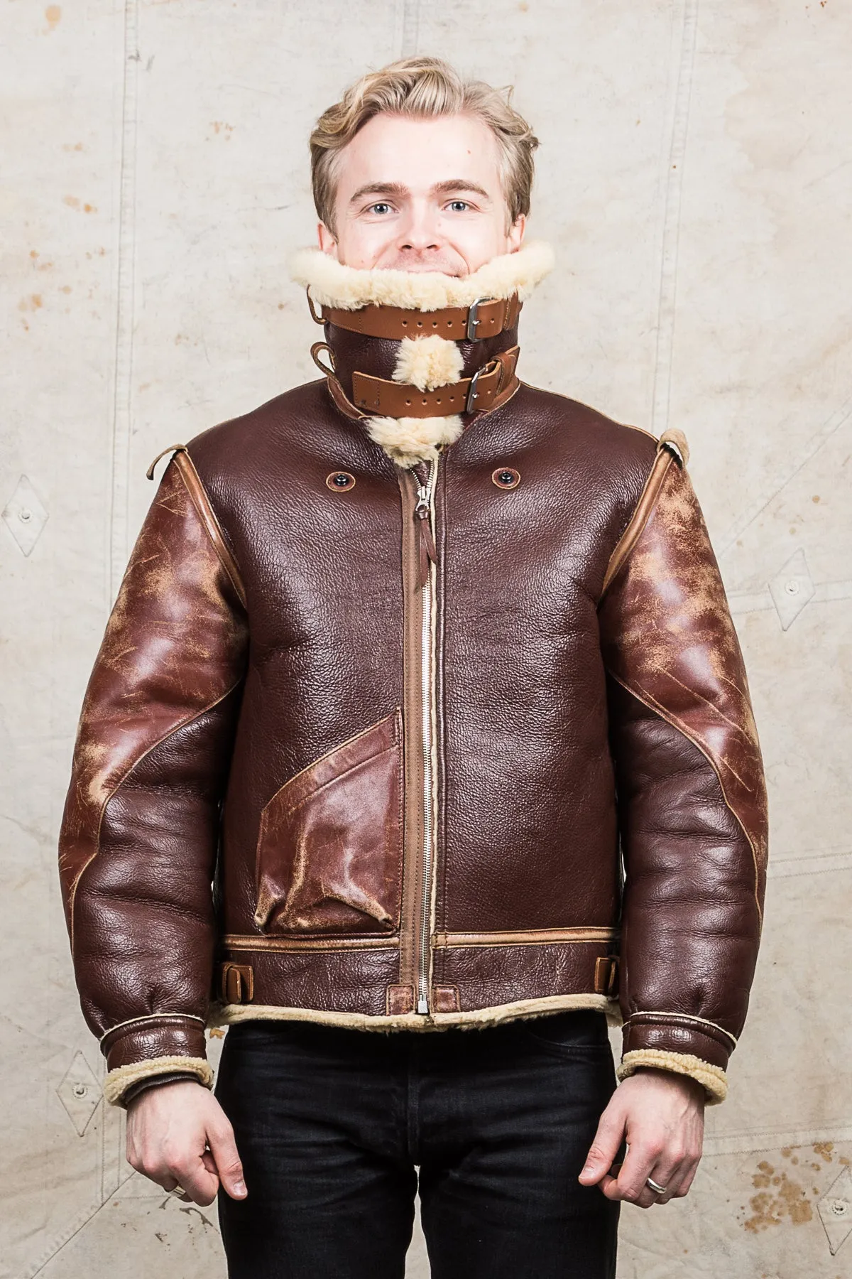 Secondhand Real McCoys Leather B-3 Flight Jacket