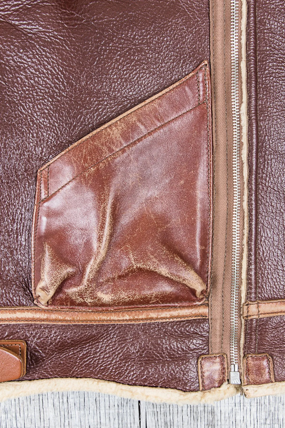 Secondhand Real McCoys Leather B-3 Flight Jacket