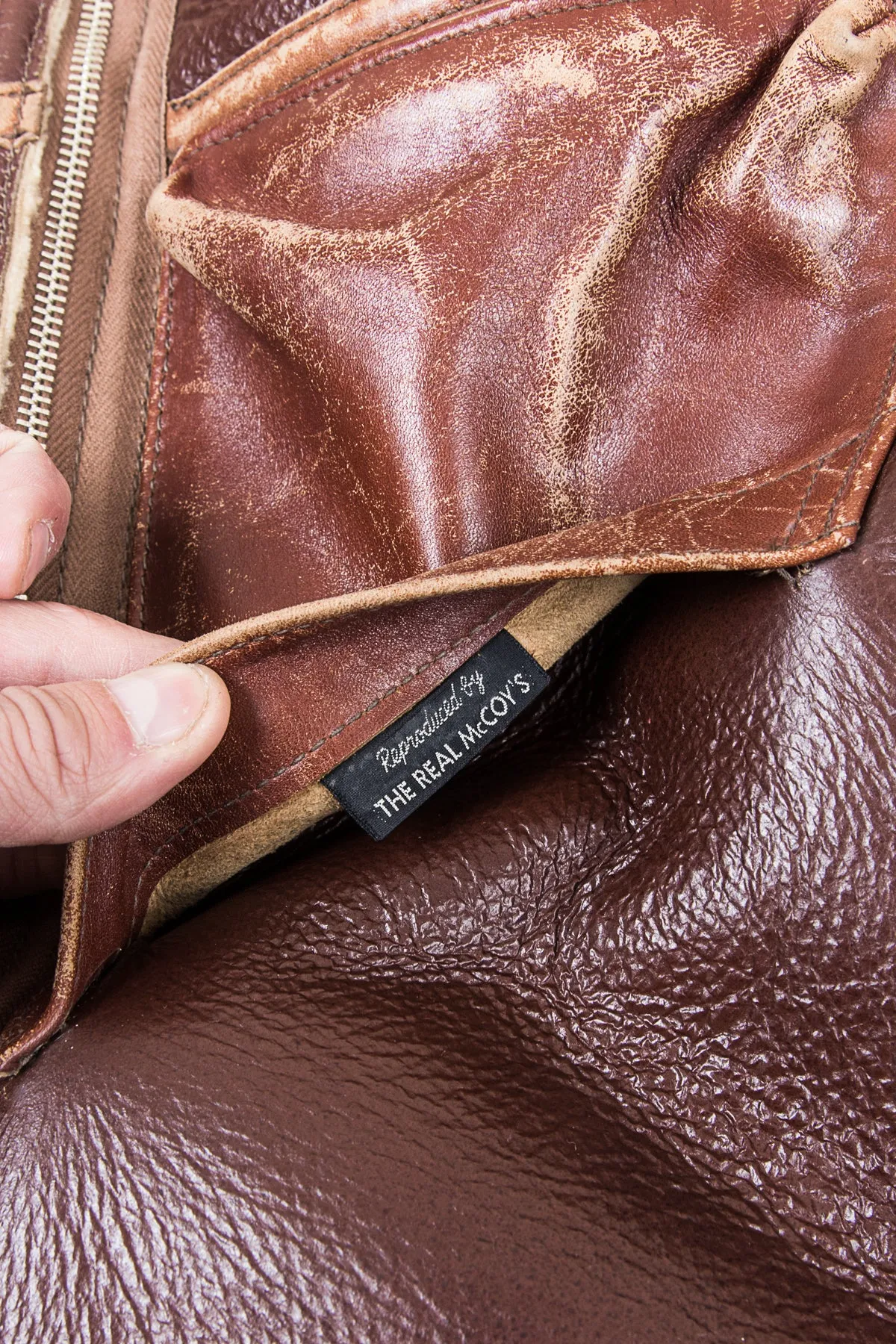Secondhand Real McCoys Leather B-3 Flight Jacket