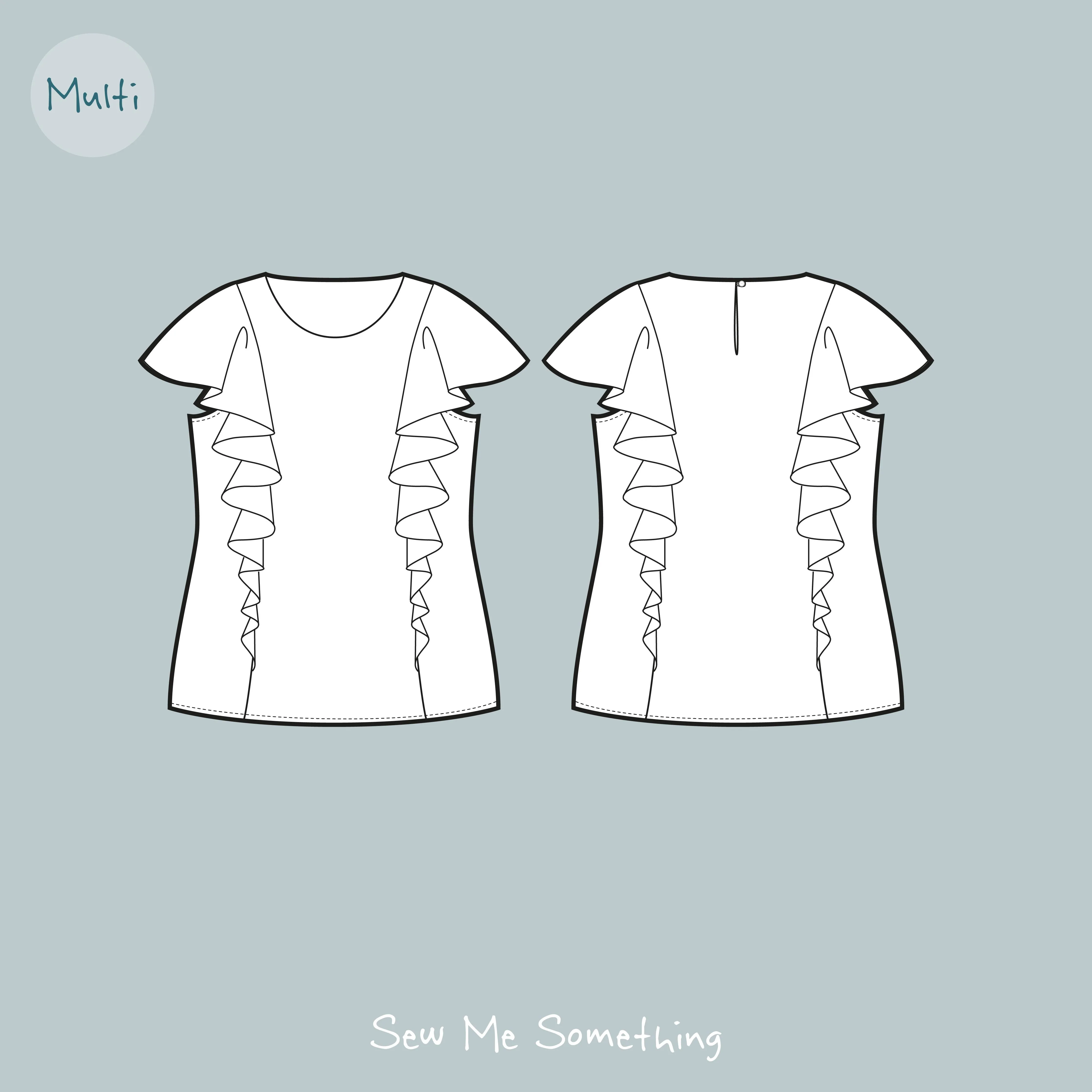 Sew Me Something Iris Top PDF Sewing Pattern