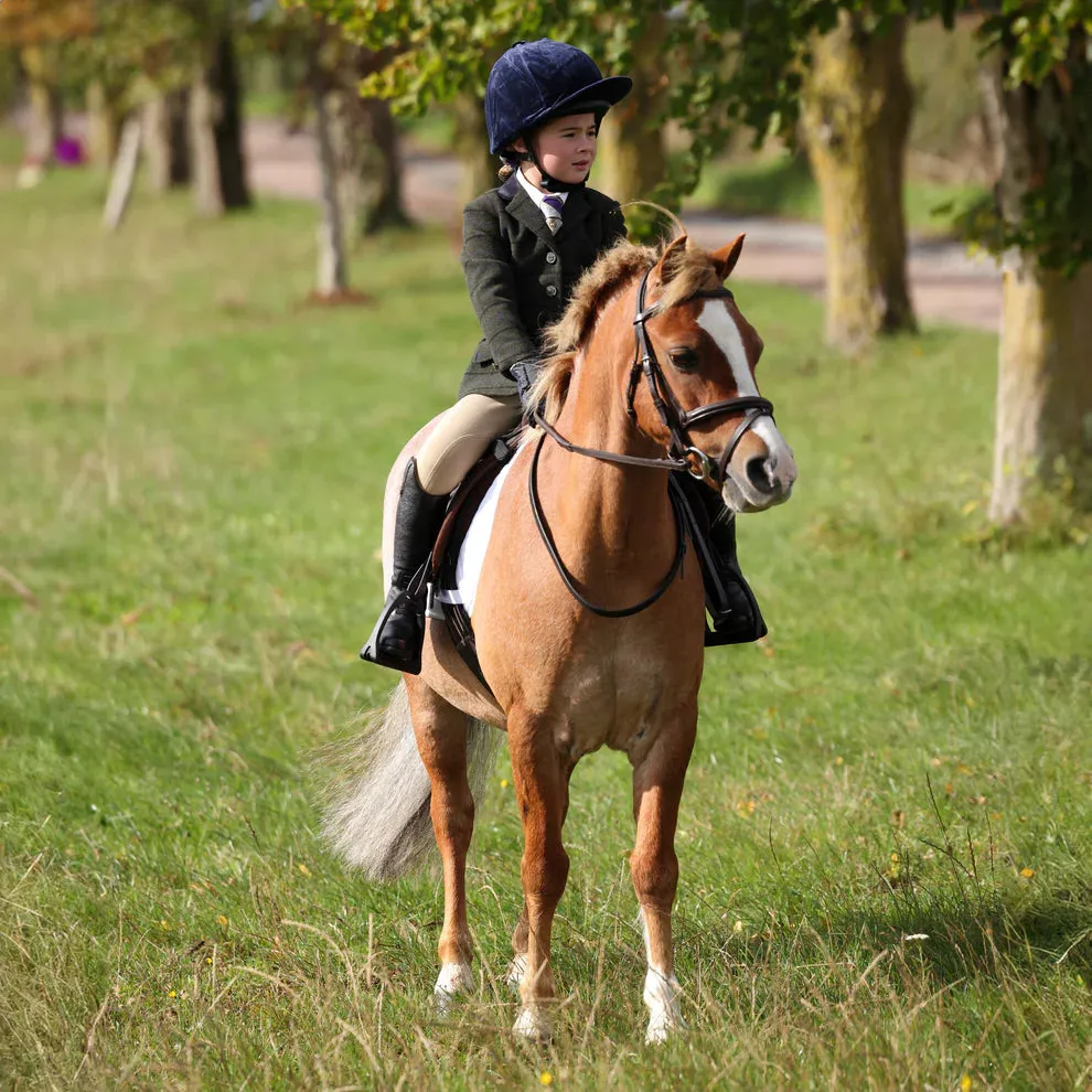 Shires Dark Green Check Aubrion Childs Saratoga Jacket