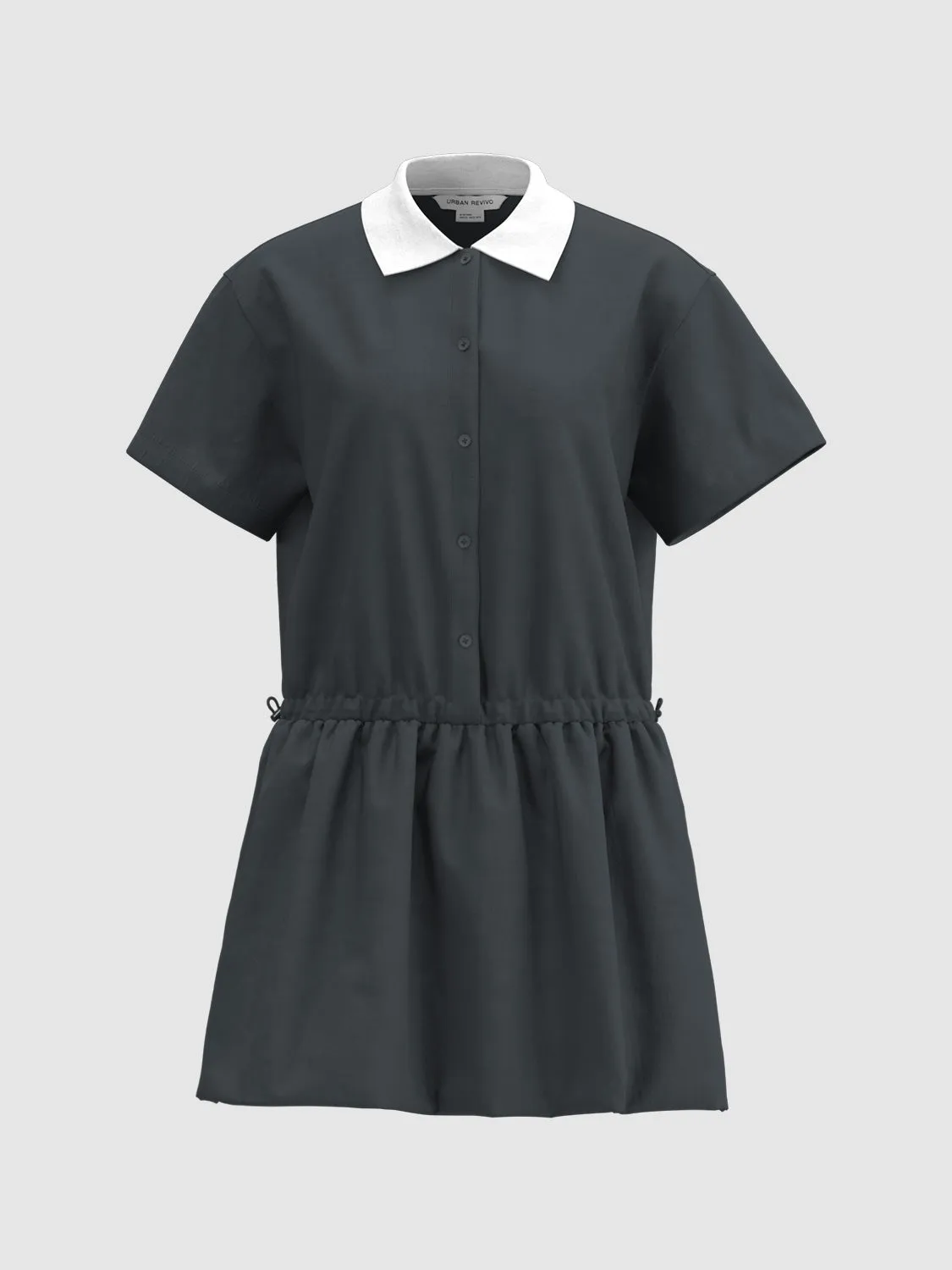 Shirt Collar A-Line Dresses