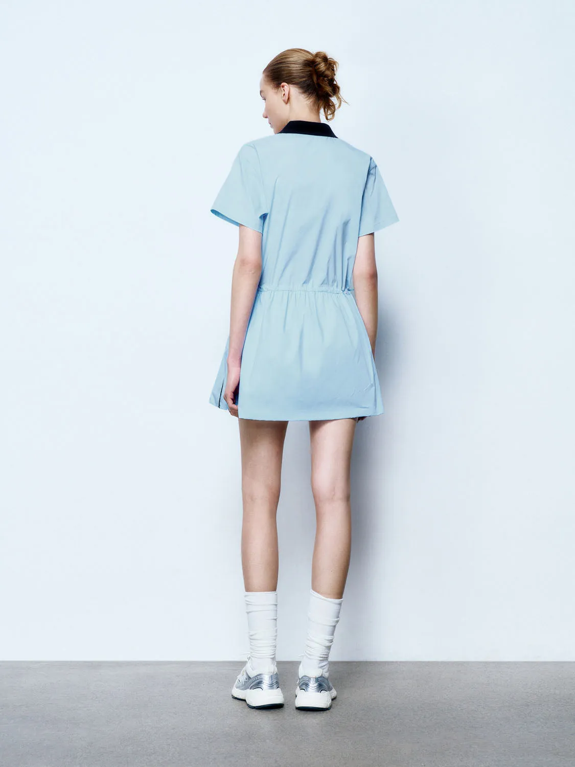 Shirt Collar A-Line Dresses