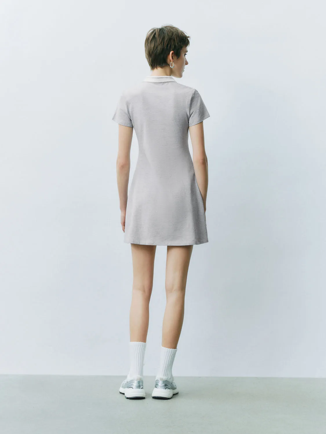 Shirt Collar A-Line Dresses