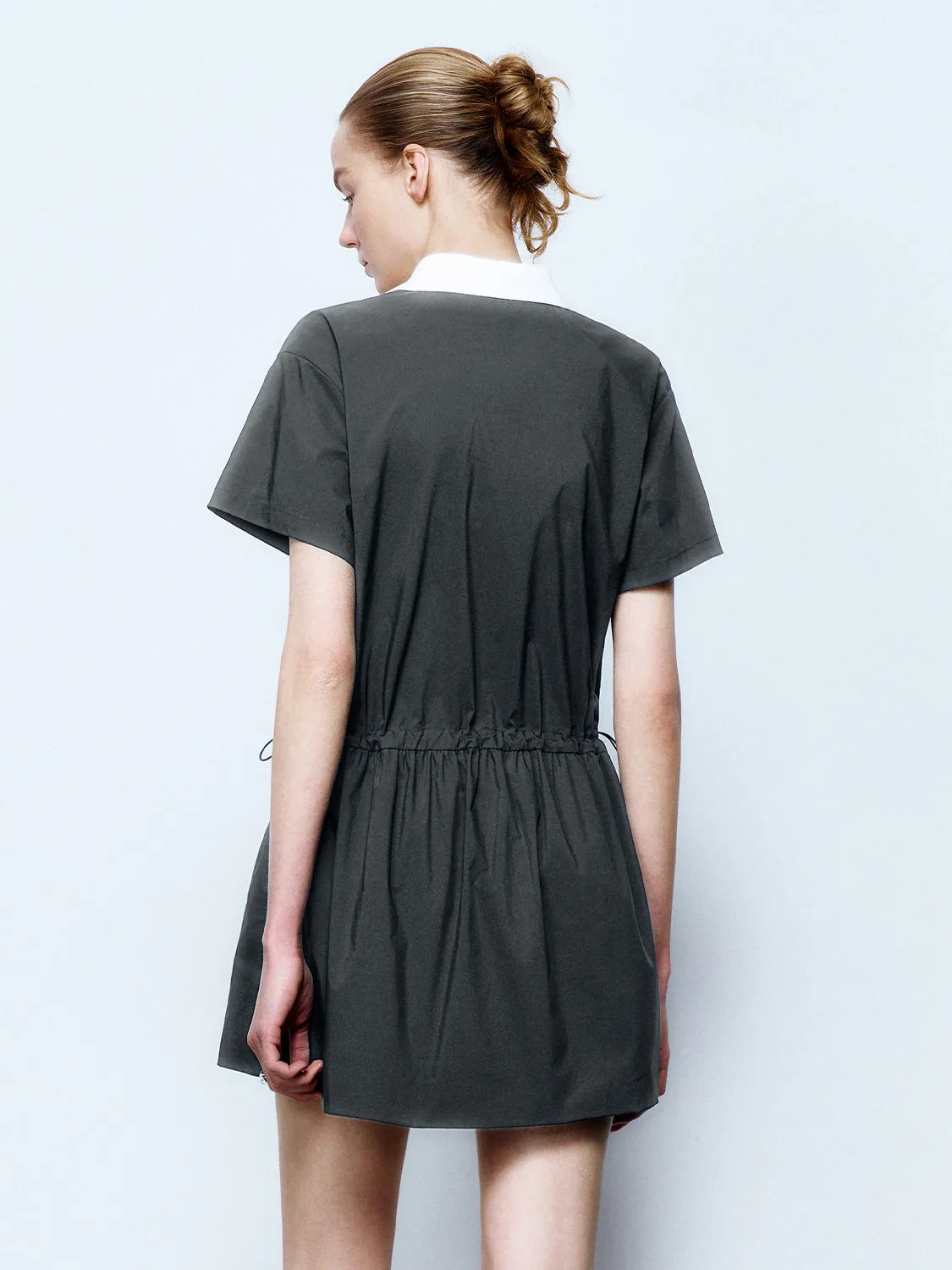 Shirt Collar A-Line Dresses