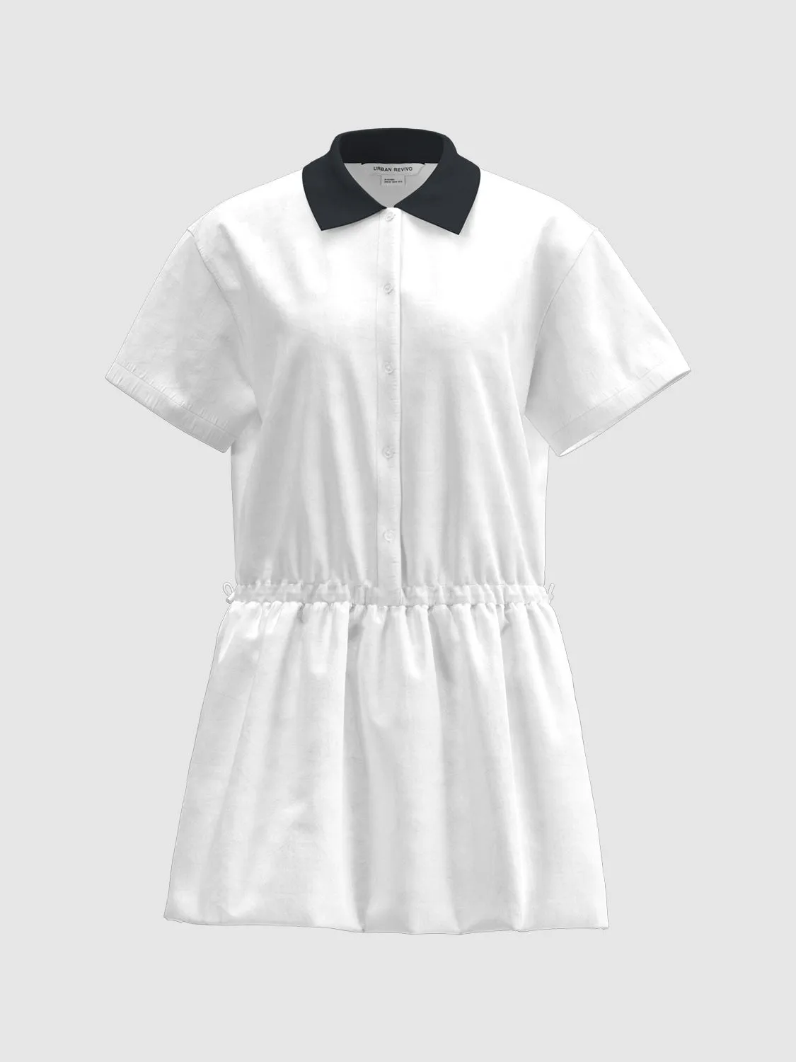 Shirt Collar A-Line Dresses