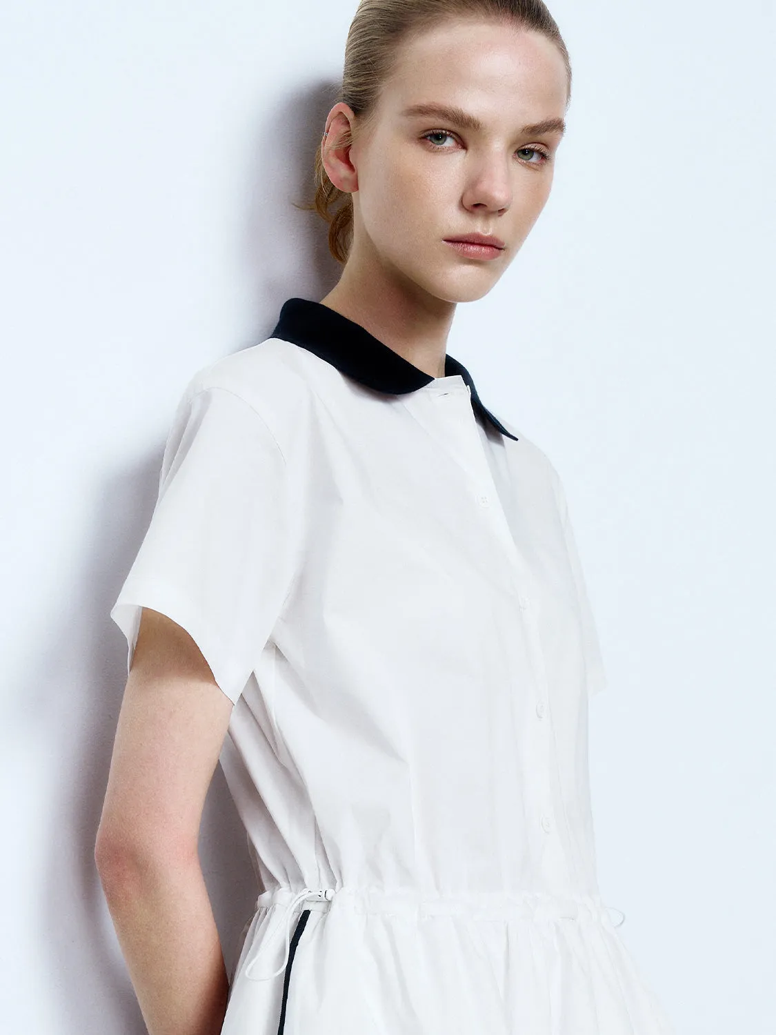 Shirt Collar A-Line Dresses