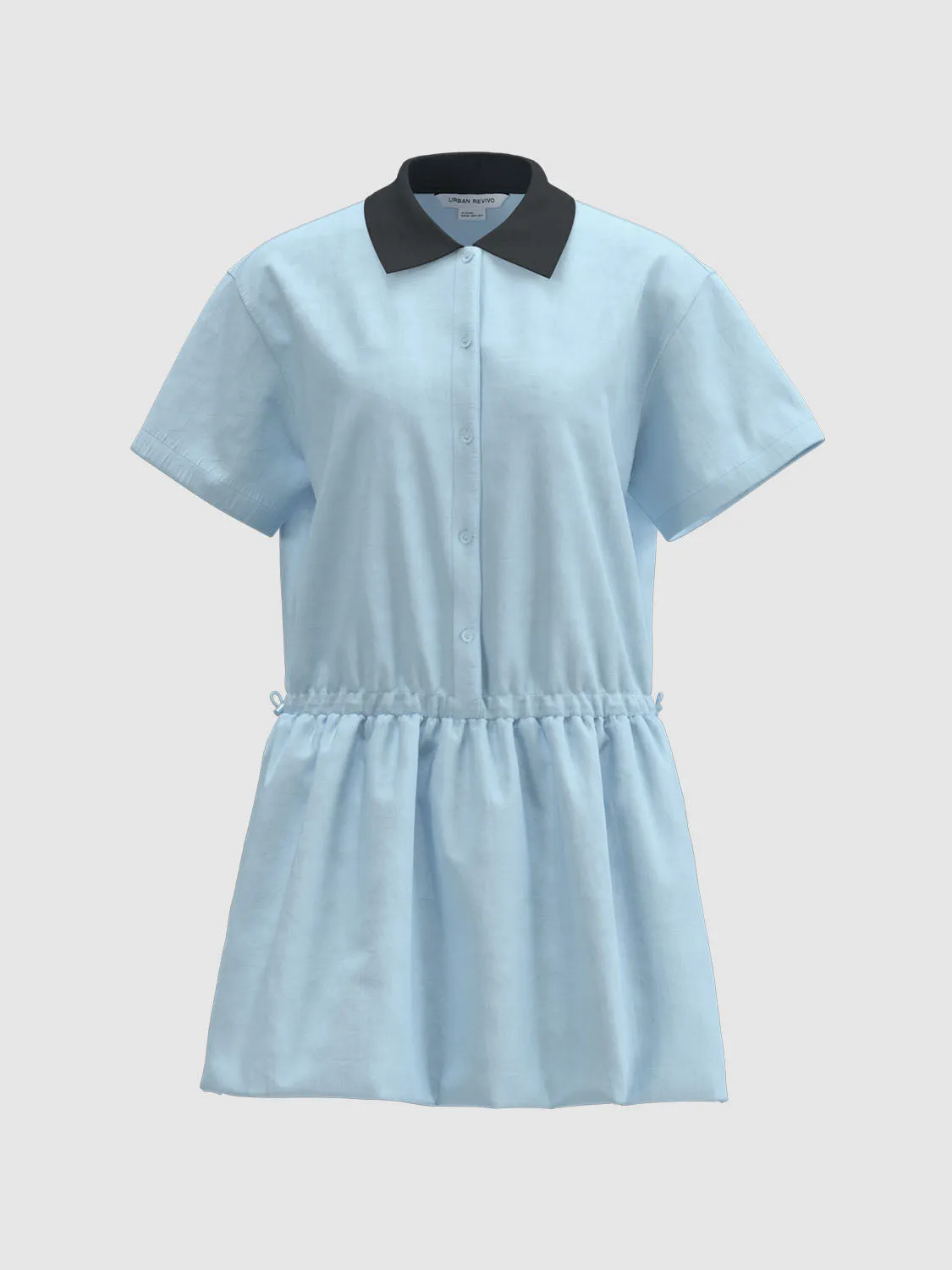Shirt Collar A-Line Dresses