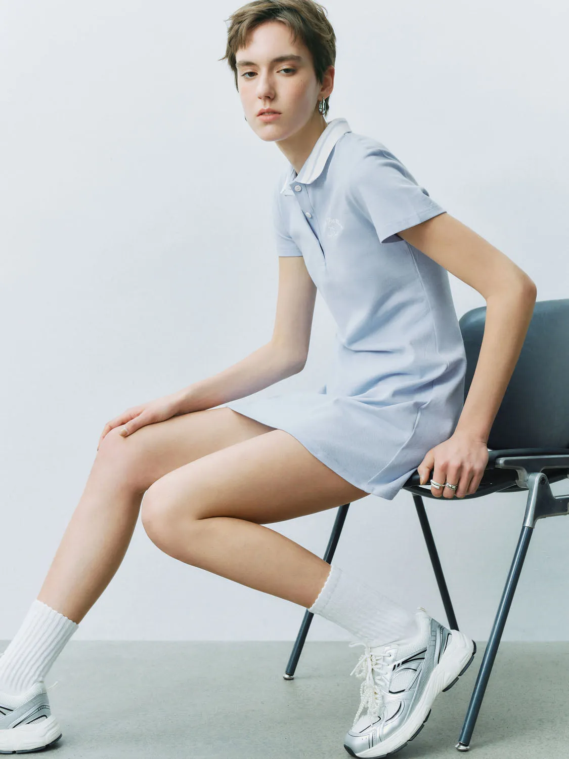 Shirt Collar A-Line Dresses