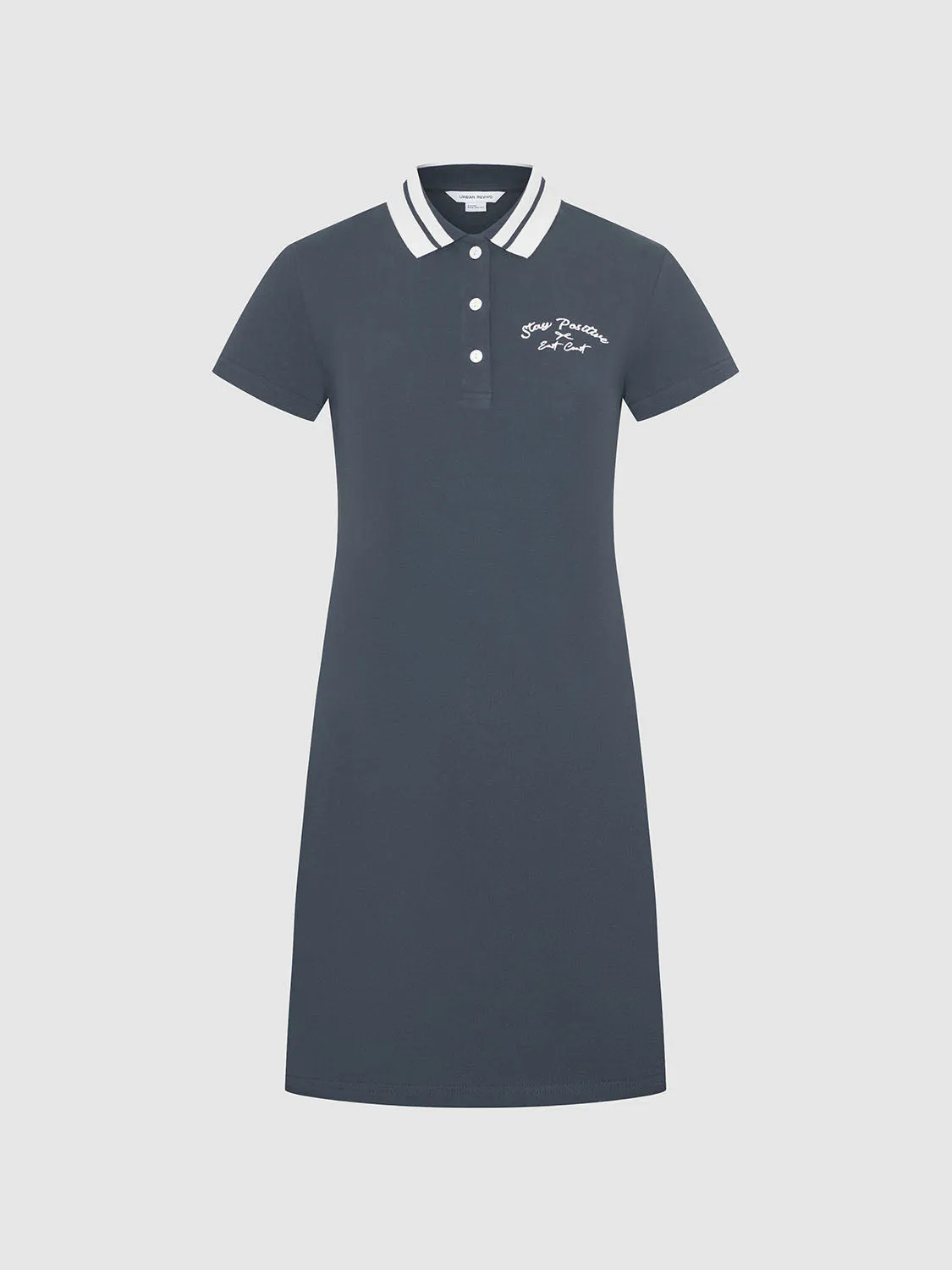 Shirt Collar A-Line Dresses