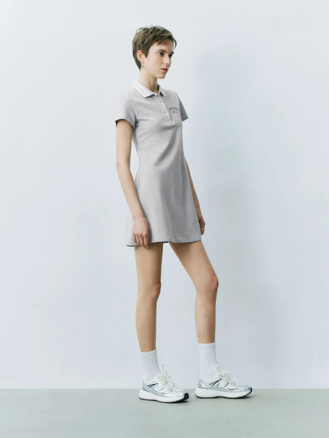 Shirt Collar A-Line Dresses