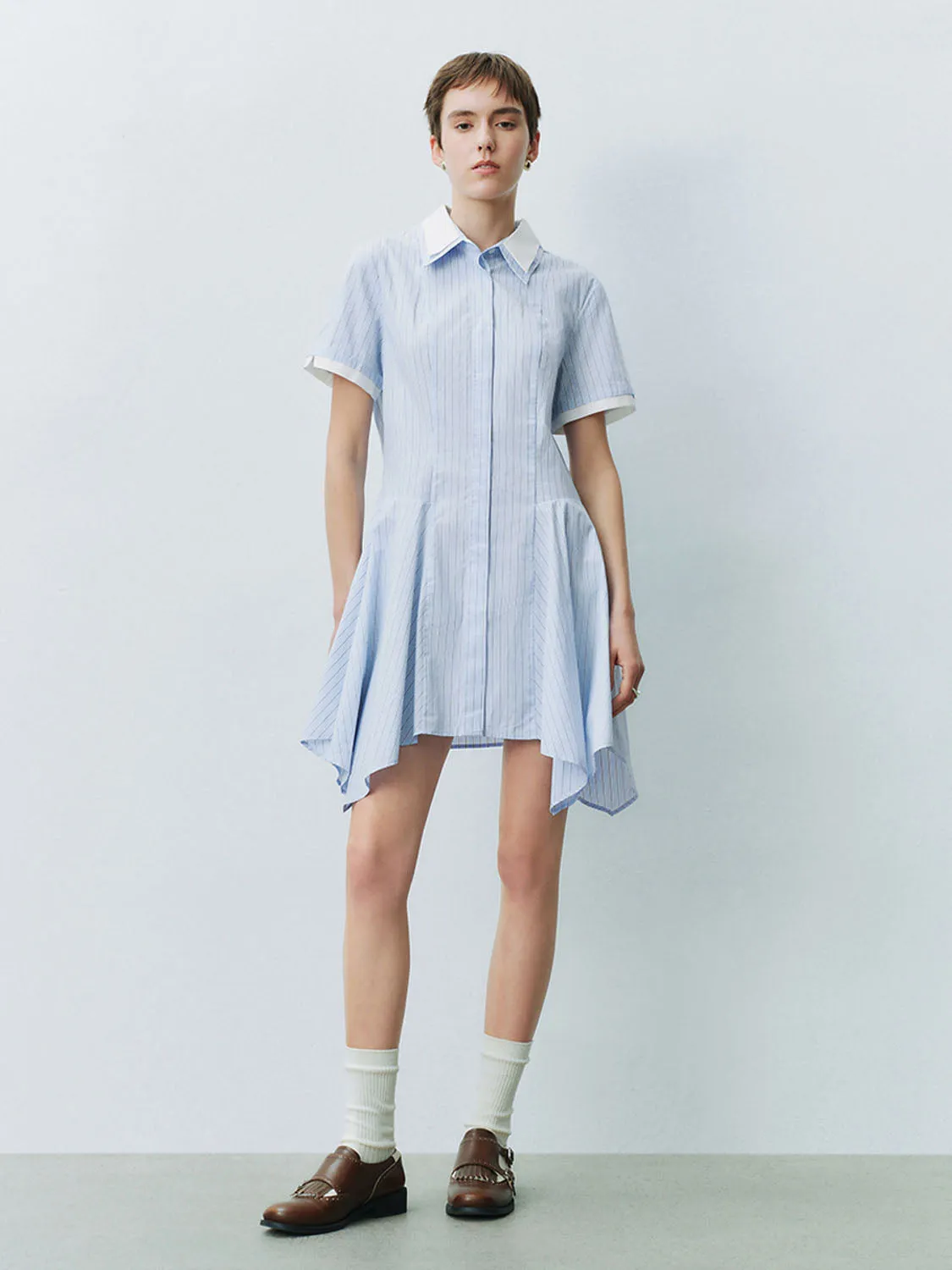 Short Sleeve A-Line Dresses