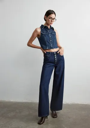 Siena Button Up Rinse Icon Jean Pants