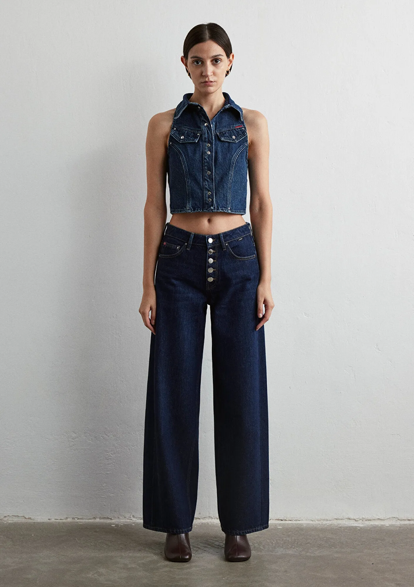 Siena Button Up Rinse Icon Jean Pants