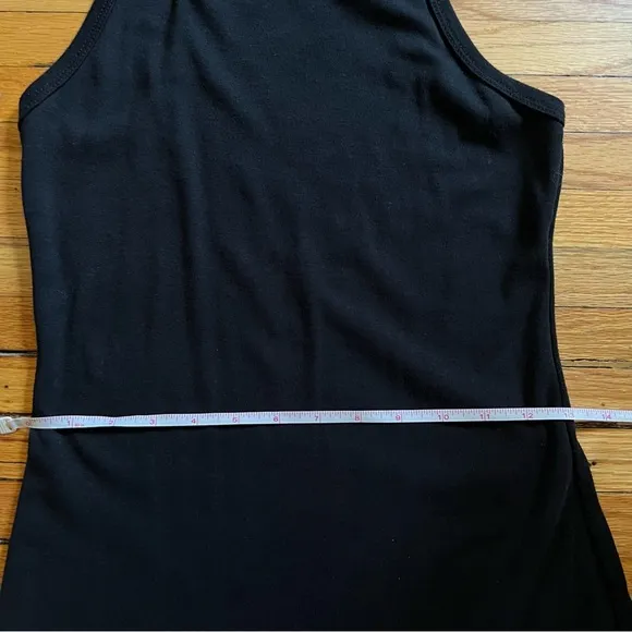 Silence   Noise Black Dress, Knit Tank Body Con, 90s