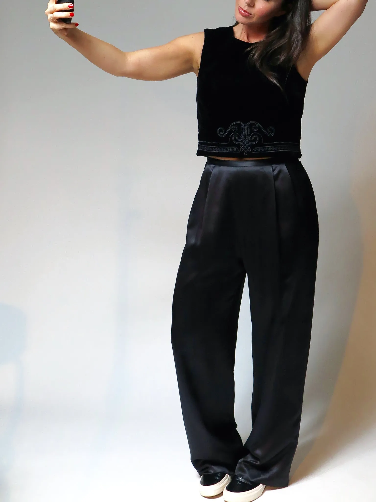 Silk Wide Legs