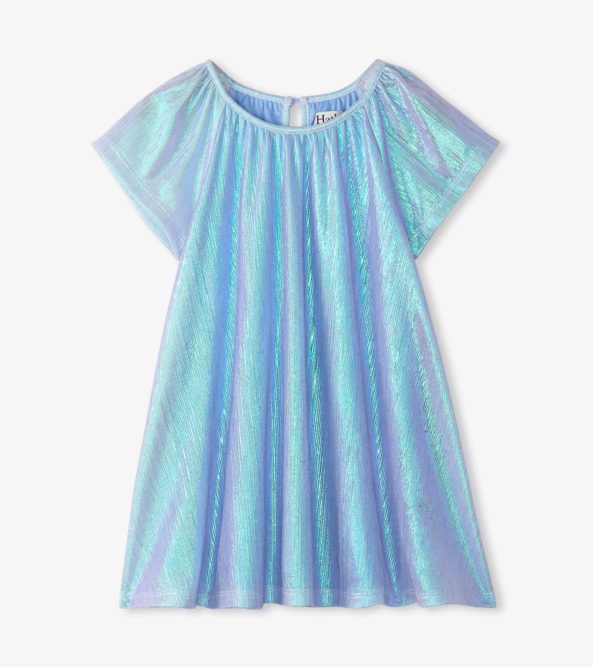 Silver Metallic A-Line Dress | Hatley