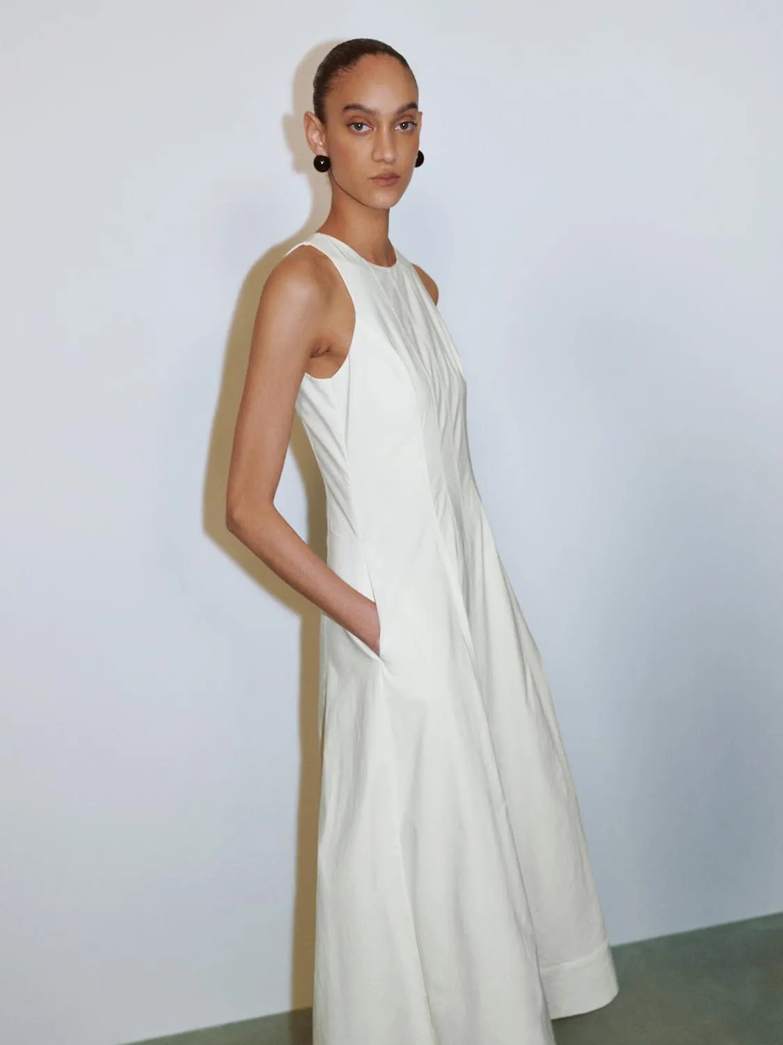 Sleeveless A-Line Dresses