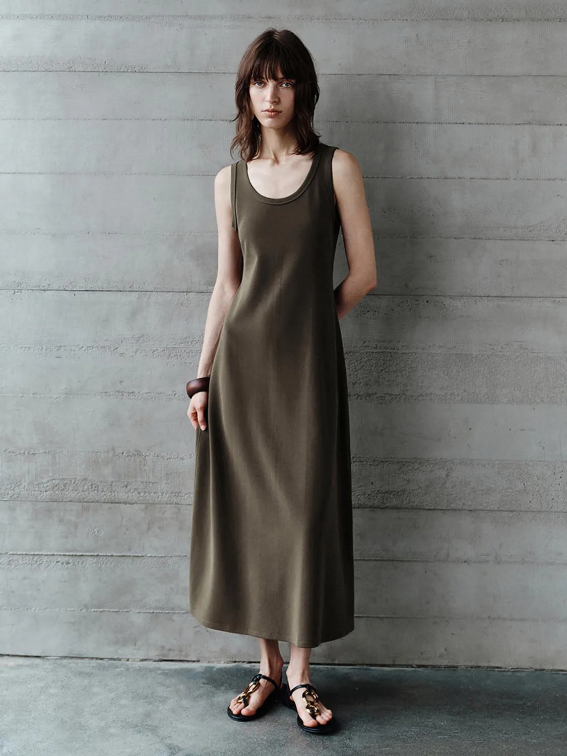 Sleeveless A-Line Dresses