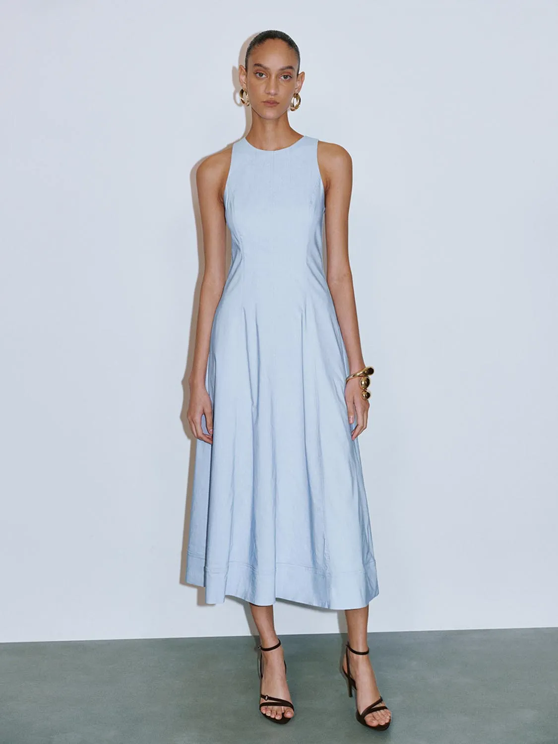 Sleeveless A-Line Dresses