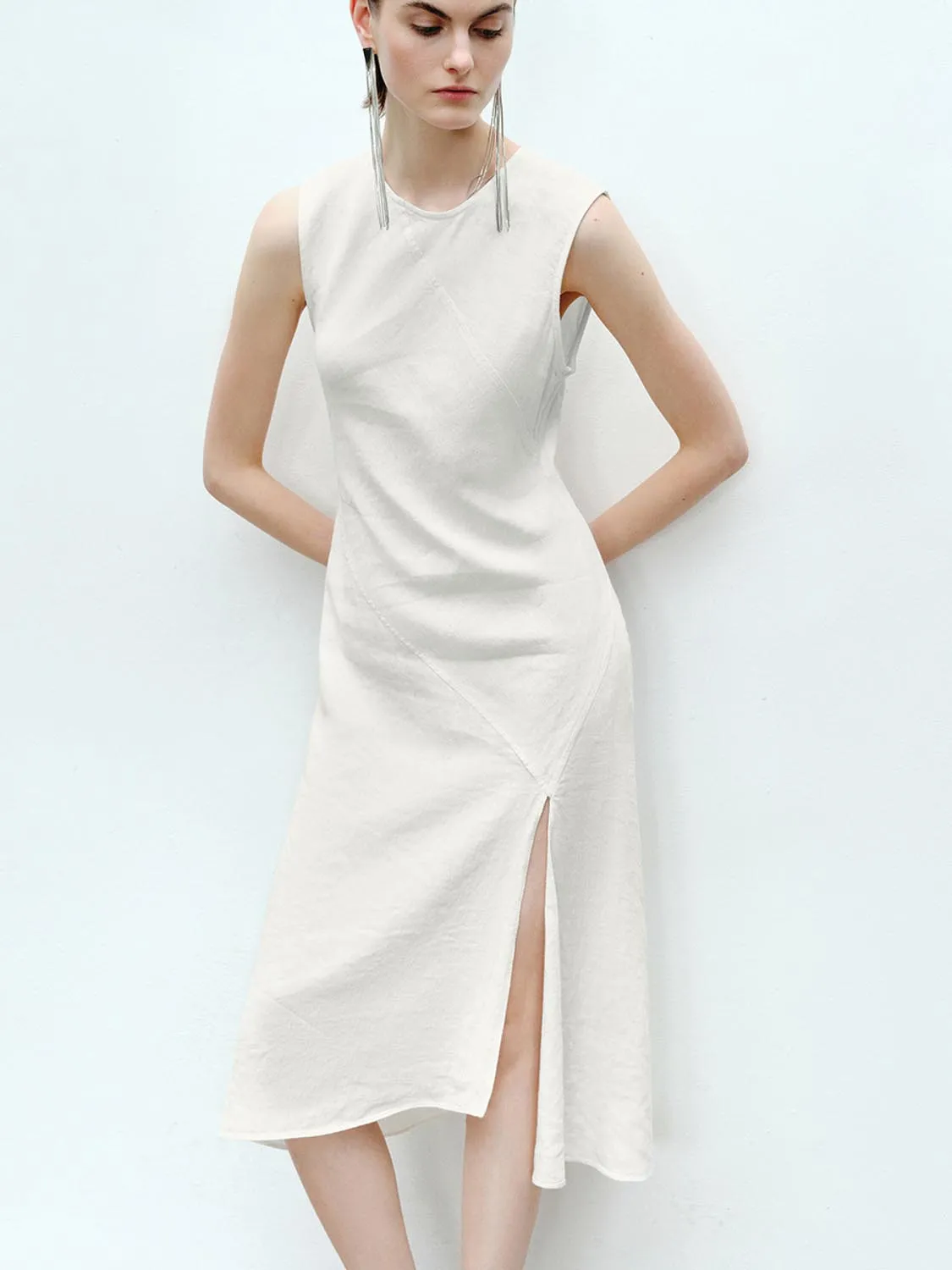 Sleeveless A-Line Dresses