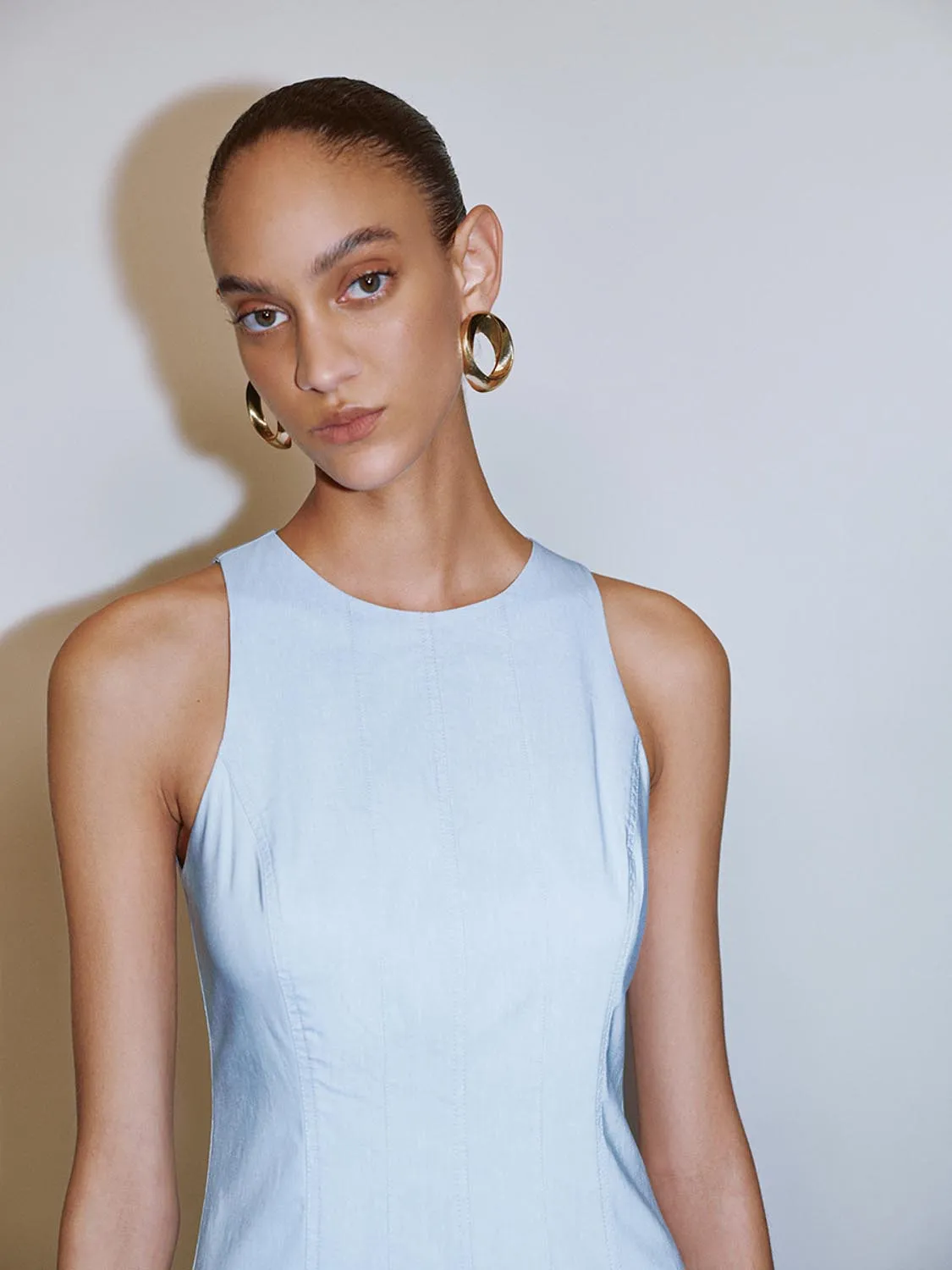 Sleeveless A-Line Dresses