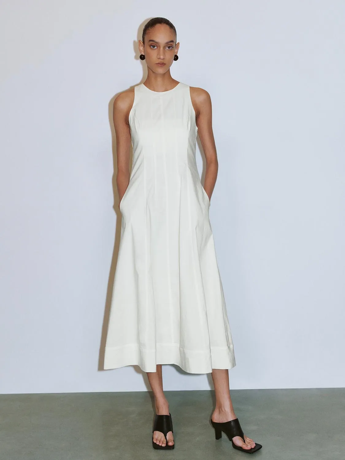 Sleeveless A-Line Dresses