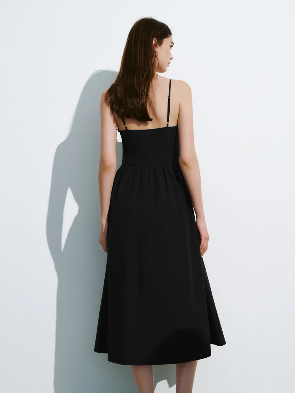 Sleeveless V-Neck A-Line Dresses