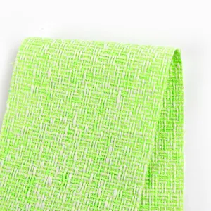 Slubby Poly Tweed - Apple Ice