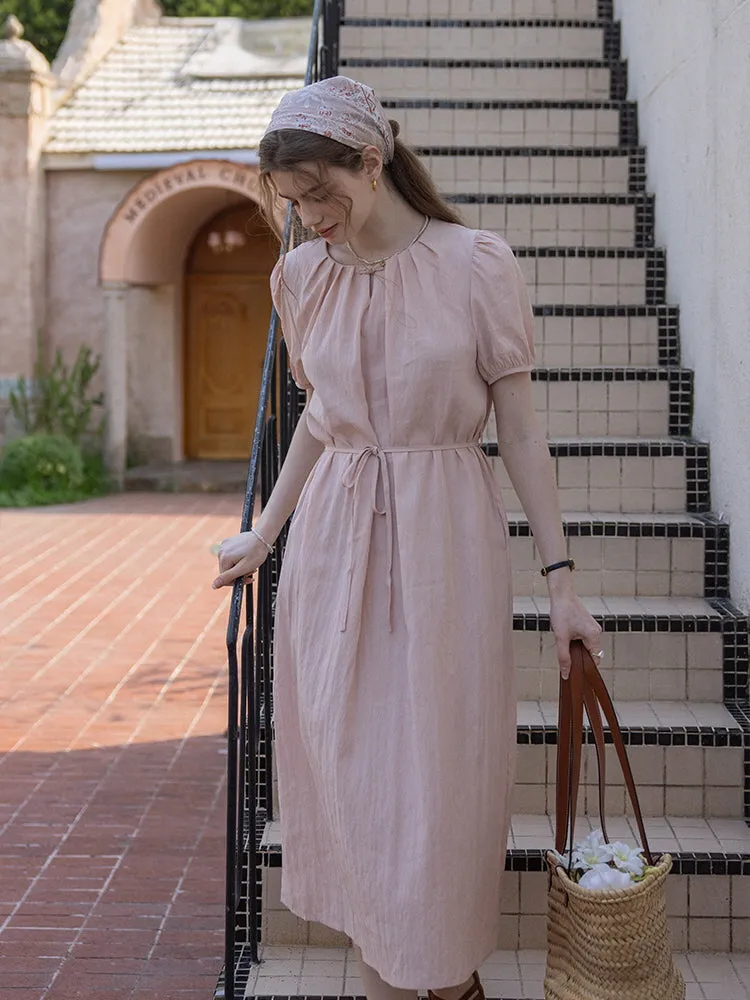 Soft Bloom Midi Dress
