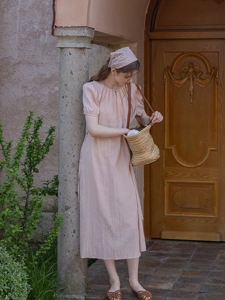 Soft Bloom Midi Dress